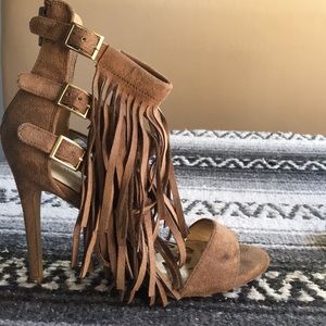Wild Diva Shoes - Wild Diva Fringe Heels Wild Diva Shoes - Wild Diva Fringe Heels
